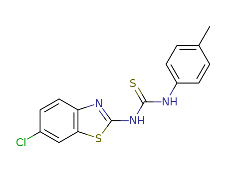 Thiourea, N-(6-chloro-2-benzothiazolyl)-N'-(4-methylphenyl)-