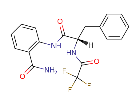 Molecular Structure of 395-96-0 (<i>N</i>-trifluoroacetyl-L-phenylalanine-(2-carbamoyl-anilide))