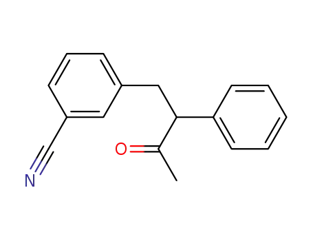 Molecular Structure of 107275-04-7 (3-(3-oxo-2-phenyl-butyl)-benzonitrile)