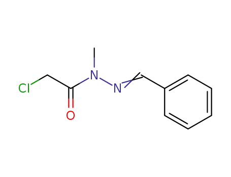 Molecular Structure of 21907-04-0 (N-Chloracetyl-N-methyl-N'-benzylidenhydrazin)
