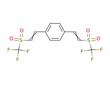 1,4-Bis-<2-(trifluor-methansulfonyl)-vinyl>-benzol