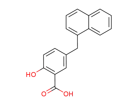 Benzoic acid, 2-hydroxy-5-(1-naphthalenylmethyl)-