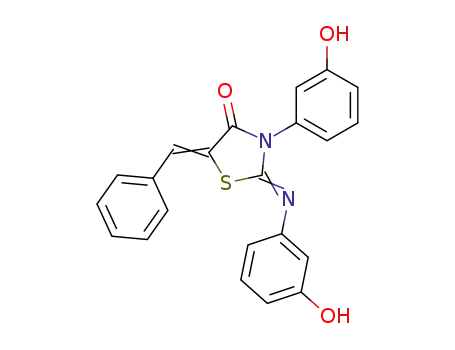 5-benzylidene-3-(3-hydroxy-phenyl)-2-(3-hydroxy-phenylimino)-thiazolidin-4-one