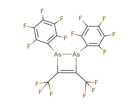 1,2-Bis(pentafluorphenyl)-3,4-bis(trifluormethyl)-1,2-diarsacyclobut-3-en