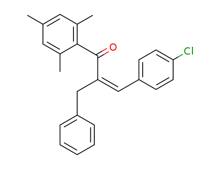 2-benzyl-3-(4-chloro-phenyl)-1-mesityl-propenone