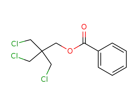 Molecular Structure of 70190-44-2 (benzoic acid-(3-chloro-2,2-bis-chloromethyl-propyl ester))