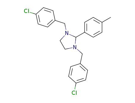 1,3-bis-(4-chloro-benzyl)-2-<i>p</i>-tolyl-imidazolidine