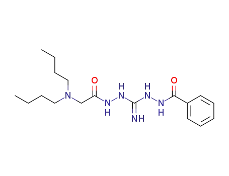 Molecular Structure of 19473-84-8 (1-Benzoyl-<(α-dibutylamino)-acetyl>-diaminoguanidin)