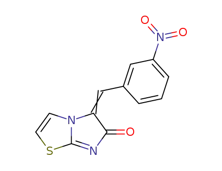 Molecular Structure of 63751-27-9 (Imidazo[2,1-b]thiazol-6(5H)-one, 5-[(3-nitrophenyl)methylene]-)