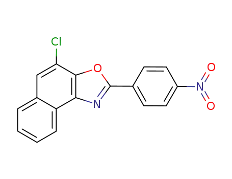 4-chloro-2-(4-nitro-phenyl)-naphtho[1,2-<i>d</i>]oxazole