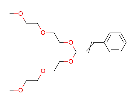 Molecular Structure of 102020-61-1 (Zimtaldehyd-bis-<2-(2-methoxy-aethoxy)aethyl>-acetal)