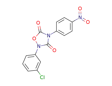 2-(3-chloro-phenyl)-4-(4-nitro-phenyl)-[1,2,4]oxadiazolidine-3,5-dione