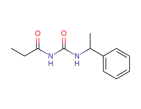 N-(1-Phenylethyl)-N'-propionyl-harnstoff
