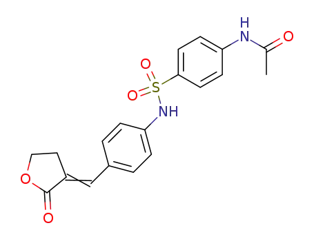 3-{(Ξ)-4-[(<i>N</i>-acetyl-sulfanilyl)-amino]-benzylidene}-dihydro-furan-2-one