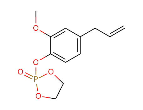 1,3,2-Dioxaphospholane, 2-[2-methoxy-4-(2-propenyl)phenoxy]-,
2-oxide