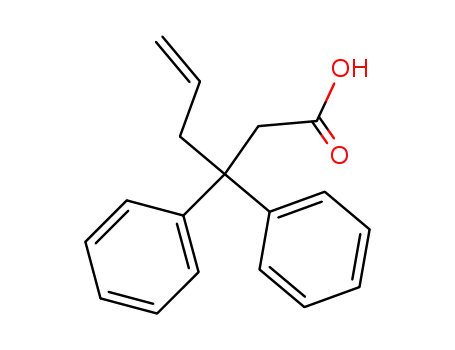 Molecular Structure of 62901-81-9 (Benzenepropanoic acid, b-phenyl-b-2-propenyl-)