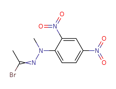 Molecular Structure of 62055-73-6 (Ethanehydrazonoyl bromide, N-(2,4-dinitrophenyl)-N-methyl-, (Z)-)