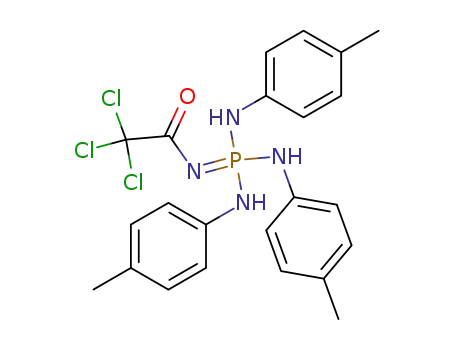 Molecular Structure of 38187-54-1 (C<sub>23</sub>H<sub>24</sub>Cl<sub>3</sub>N<sub>4</sub>OP)