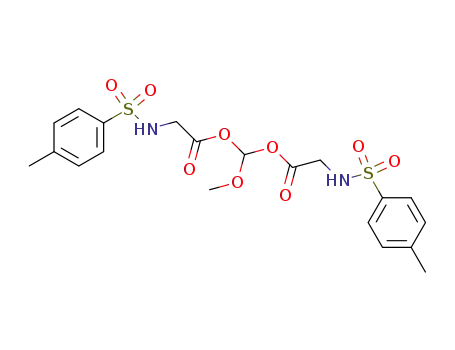 1,1-Bis-<tosyl-glycyloxy>-dimethylaether>