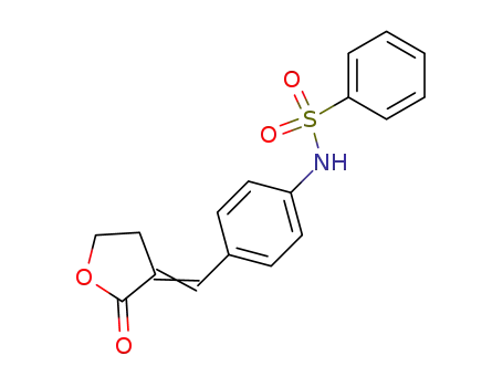 3-((Ξ)-4-benzenesulfonylamino-benzylidene)-dihydro-furan-2-one