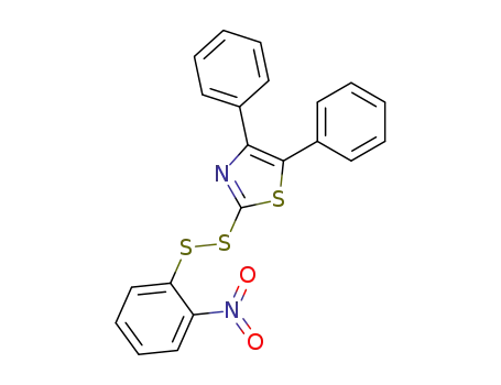 2-(2-nitro-phenyldisulfanyl)-4,5-diphenyl-thiazole