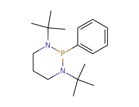 Molecular Structure of 65237-56-1 (1,3,2-Diazaphosphorine, 1,3-bis(1,1-dimethylethyl)hexahydro-2-phenyl-)