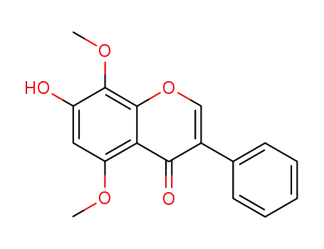 4H-1-Benzopyran-4-one, 7-hydroxy-5,8-dimethoxy-3-phenyl-