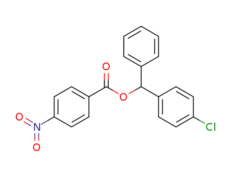 Molecular Structure of 31172-50-6 (4-chlorobenzhydryl 4-nitrobenzoate)
