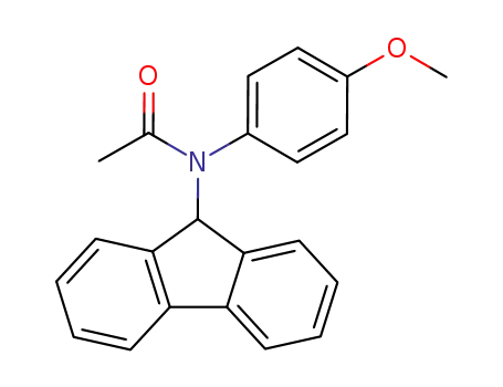 <i>N</i>-fluoren-9-yl-<i>N</i>-(4-methoxy-phenyl)-acetamide