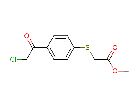 Acetic acid, [[4-(chloroacetyl)phenyl]thio]-, methyl ester