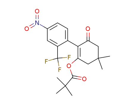 2,2-Dimethyl-propionic acid 5,5-dimethyl-2-(4-nitro-2-trifluoromethyl-phenyl)-3-oxo-cyclohex-1-enyl ester