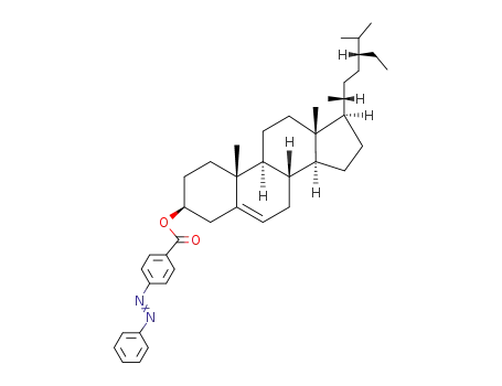 Molecular Structure of 99657-51-9 (3β-(4-phenylazo-benzoyloxy)-stigmastene-(5))