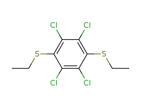 1,4-bis-ethylsulfanyl-2,3,5,6-tetrachloro-benzene