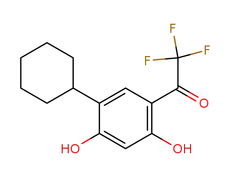 1-(5-Cyclohexyl-2,4-dihydroxy-phenyl)-2,2,2-trifluoro-ethanone