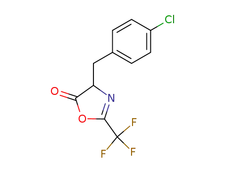 4-(4-chloro-benzyl)-2-trifluoromethyl-4<i>H</i>-oxazol-5-one
