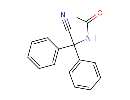 acetylamino-diphenyl-acetonitrile