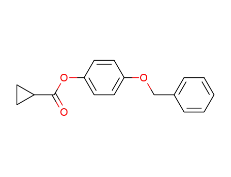 Cyclopropancarbonsaeure-4'-benzyloxyphenylester