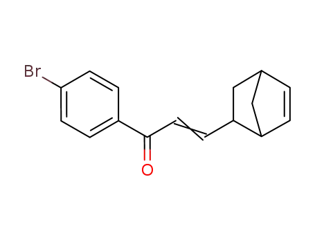 Molecular Structure of 22637-48-5 (2,5-Methylen-1,2,5,6-tetrahydro-benzal-p-bromacetophenon)
