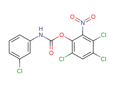 (3-Chloro-phenyl)-carbamic acid 3,4,6-trichloro-2-nitro-phenyl ester