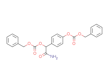 benzyloxycarbonyloxy-(4-benzyloxycarbonyloxy-phenyl)-acetic acid amide
