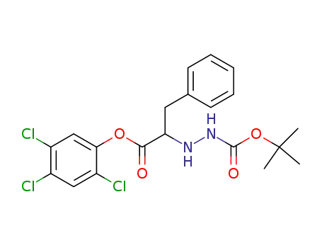 N<sup>β</sup>-tert.-Butyloxycarbonyl-DL-α-hydrazino-β-phenyl-propionsaeure-(2.4.5-trichlor-phenylester)