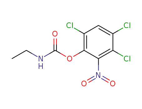Ethyl-carbamic acid 3,4,6-trichloro-2-nitro-phenyl ester