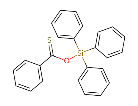 Thiobenzoesaeure-O-triphenylsilyl-ester