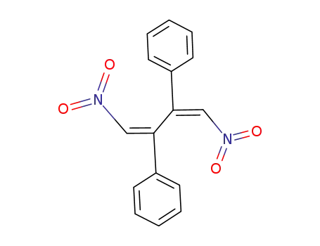 Molecular Structure of 969-95-9 (Benzene, 1,1'-[1,2-bis(nitromethylene)-1,2-ethanediyl]bis-, (Z,Z)-)