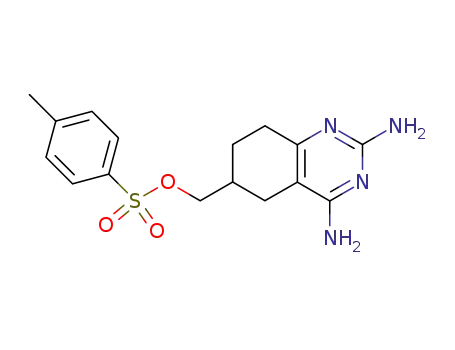 toluene-4-sulfonic acid-(2,4-diamino-5,6,7,8-tetrahydro-quinazolin-6-ylmethyl ester)