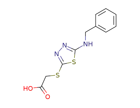 (5-benzylamino-[1,3,4]thiadiazol-2-ylsulfanyl)-acetic acid