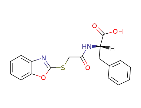 <i>N</i>-(2-benzooxazol-2-ylsulfanyl-acetyl)-<i>L</i>-phenylalanine