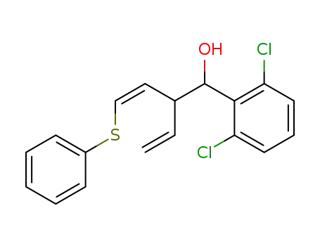 (Z)-1-(2,6-Dichloro-phenyl)-4-phenylsulfanyl-2-vinyl-but-3-en-1-ol