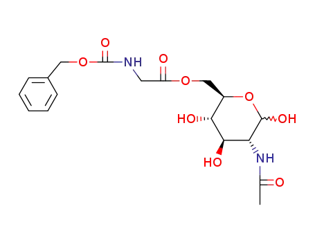 2-Acetamido-6-O-(N-benzyloxycarbonylglycyl)-2-deoxy-β-D-glucose