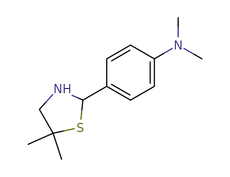 4-(5,5-dimethyl-thiazolidin-2-yl)-<i>N</i>,<i>N</i>-dimethyl-aniline